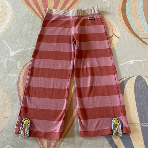 Matilda Jane Other - Matilda Jane You and Me Brick Red Striped Straightees 6 Years